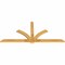 Ekena Millwork Redmond Rough Sawn Timber Gable Bracket, Western Red Cedar, 84"W x 38"H x 2"D x 4"F, 11/12 Pitch GBW084X38X0204RED00RWR - alternate 2